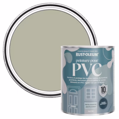 Peinture Beige pour Portes et Fenêtres en PVC, Finition Satinée – RUST-OLEUM – Grège 750ml