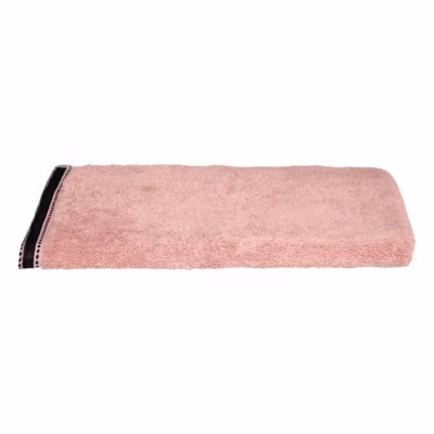Serviette de toilette Joia – coton 550 gr/m² – rose 50×90 cm – Atmosphera