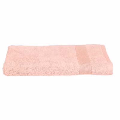 Drap de bain Essentiel – coton 450 gr/m² – rose 100×150 cm – Atmosphera