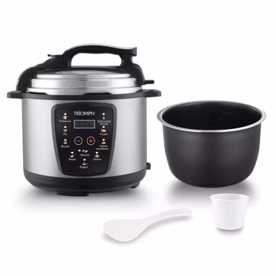 Autocuiseur electrique inox programmable – 5L – 900W – triomph ETF1849
