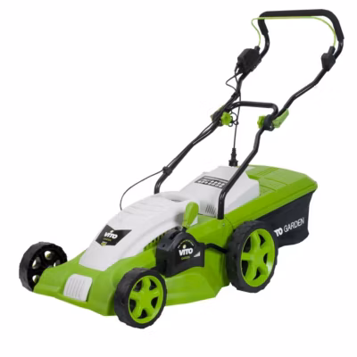 Tondeuse Electrique 1800W Moteur induction Coupe 42 cm – 3 hauteurs de coupe – bac 50L VITO