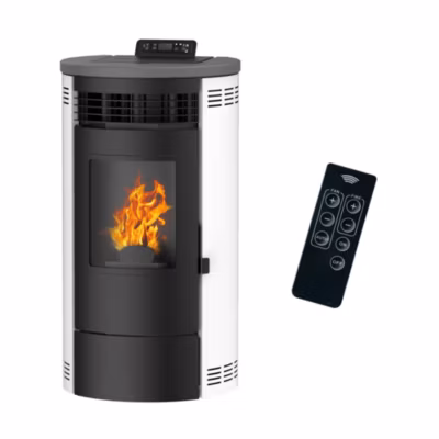 Poêle à granulés Air Flavia 15 kW Blanc Sannover