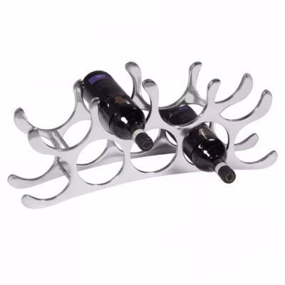 Casier à vin Métal 55x20x12 cm Casier à bouteilles Range bouteilles Vin FineBuy