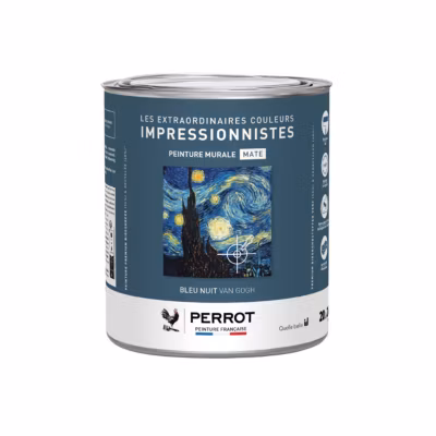 PEINTURE MURALE MATE BLEU NUIT VAN GOGH  500ML  – PERROT